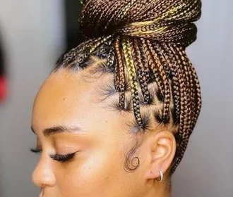 Medium Knotless Braids