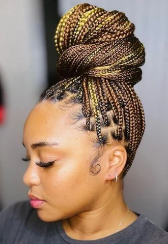 Medium Knotless Braids